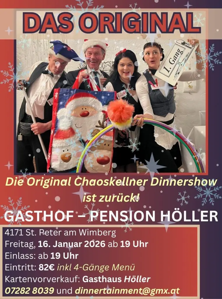 Gasthof Pension Höller Auftritt Chaiskellner